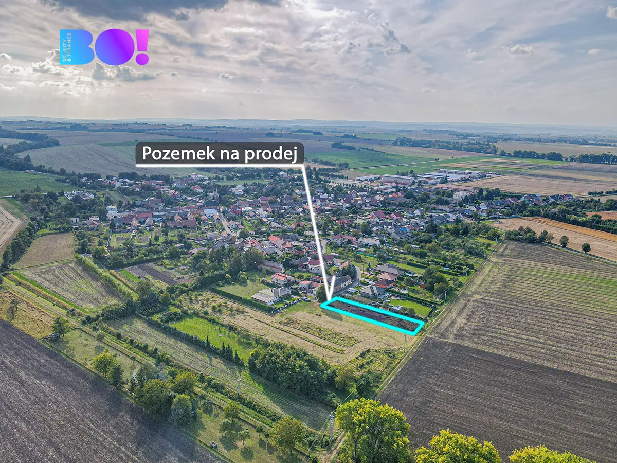 Prodej stavebního pozemku 1186 m²
